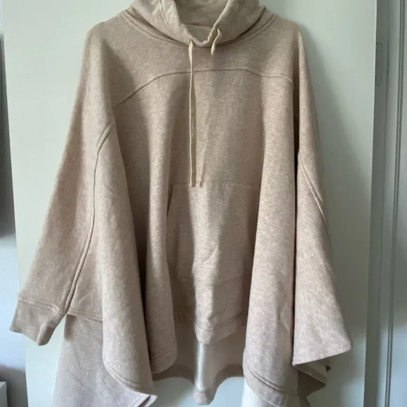UGG Poncho, Beige, Very Cozy - Picture 7 of 14